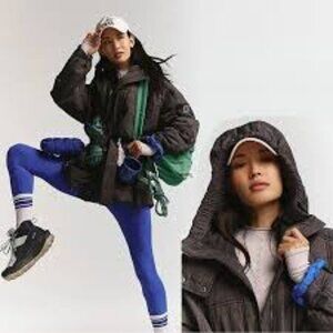 NWT: FP Movement by Free People Tricked Out Trek Utility Puffer Jacket